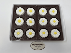 Box of Chocolate Daisies