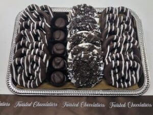 Classic Zebra Striped Truffle & Oreo S’mores Gift Platter