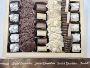 Bar Mitzvah Custom Bark & Truffle Pop Gift Tray