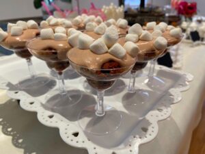 Pink Petit Four Dessert Table