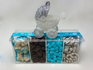 BABY BOY - ACRYLIC CHOCOLATE & NUT GIFT SET